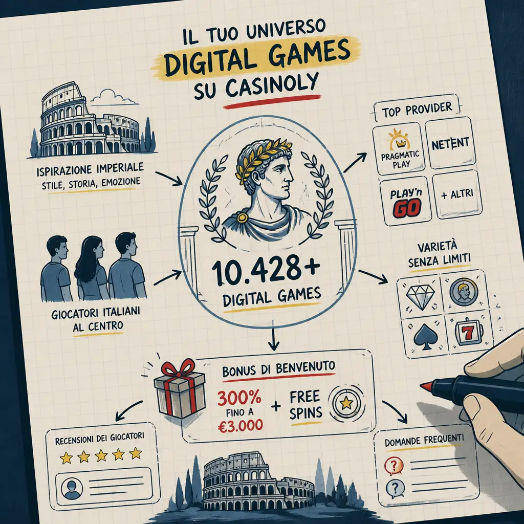 Casinoly Slot: 10.428+ Slot dei Migliori Provider visual guide for Casinoly